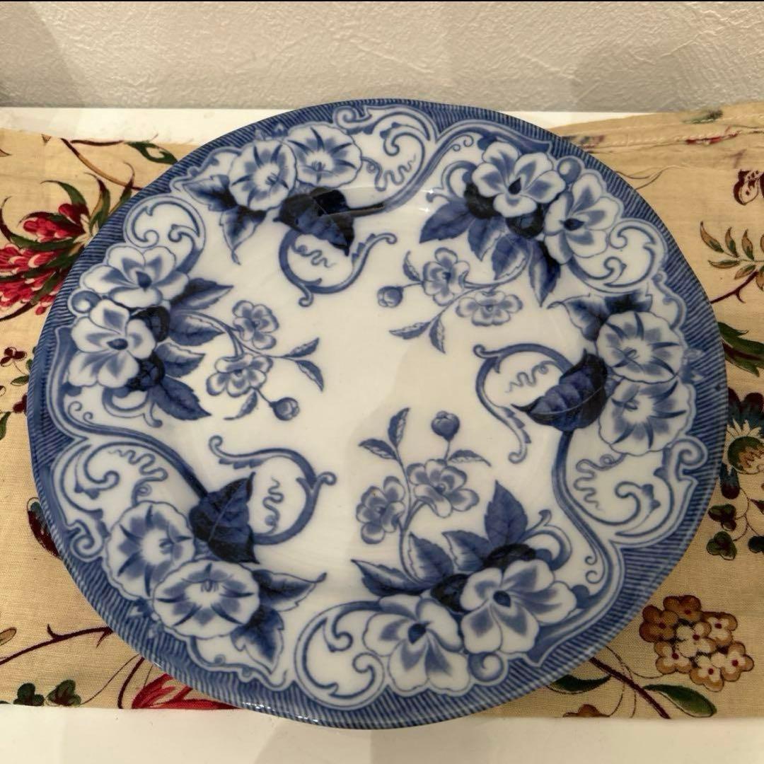 クレイユモントロー　フローラ　コンポティエ　フランスアンティーク　アンティーク