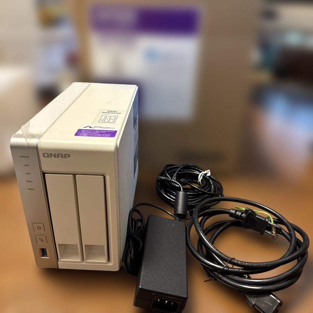 QNAP NAS 2ベイ TS-231P HDD無し