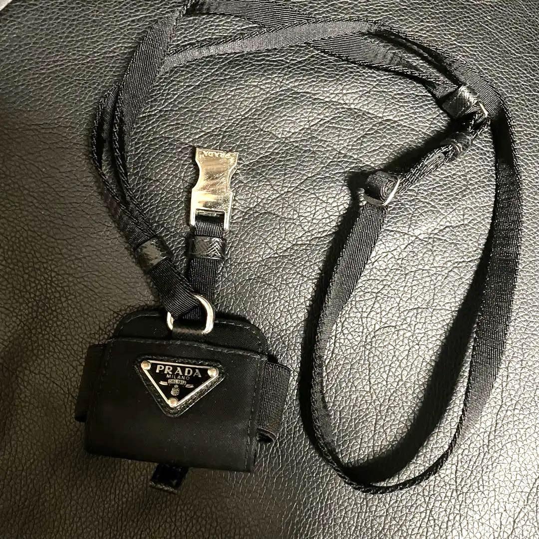PRADA プラダ airpods pro ナイロンイヤホンケース