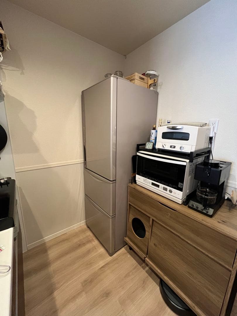 【たなかしさん専用】日立 3ドア ノンフロン冷凍冷蔵庫 R-K380 右開き