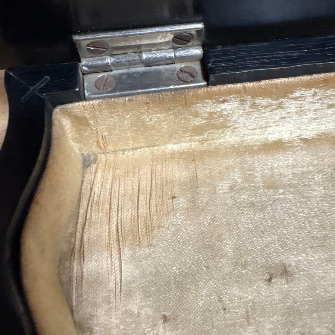 アンテイーク黒檀ジュエリーボックス