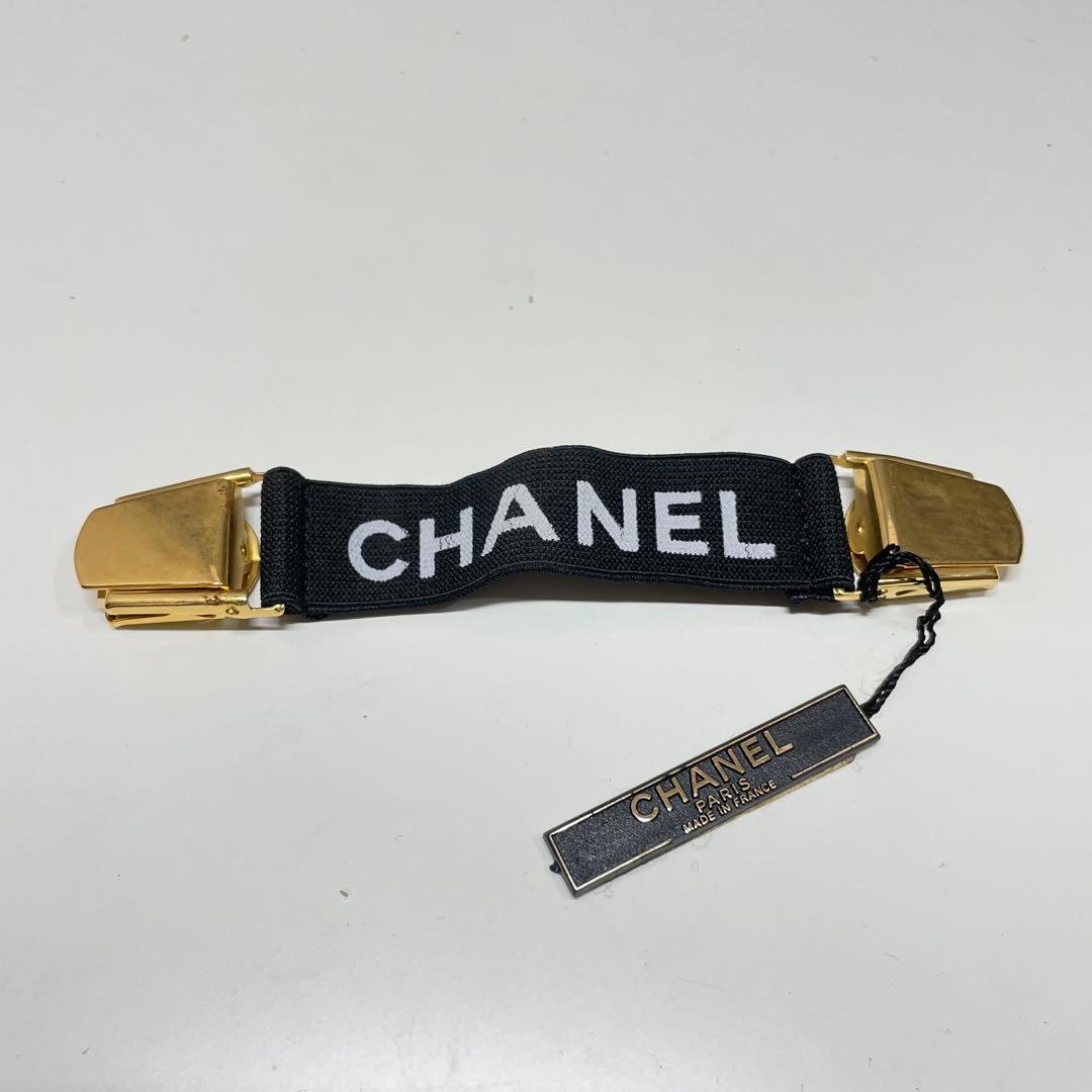 プ*E様 CHANEL アームバンド　ブラック ゴールド
