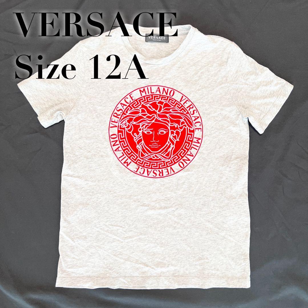 【2枚セット】VERSACE ヴェルサーチ メデューサ Tシャツ グレー レッド