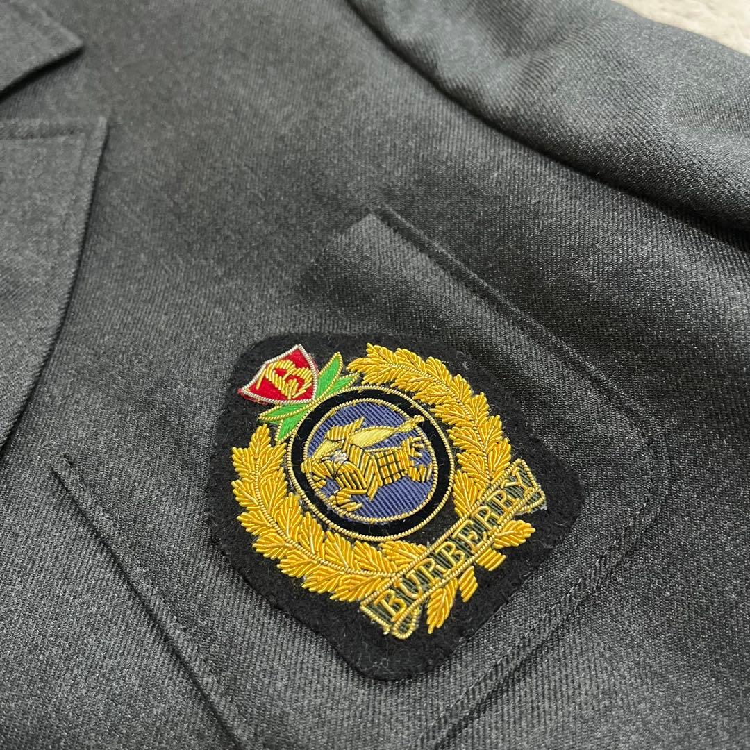 バーバリー ロンドン　160 キッズ　ブレザー　金ボタン　ジャケット　エンブレム