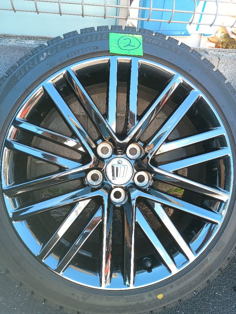 まっきぃ様用！210クラウン　Bスタイル純正　ブラックスパッタリング