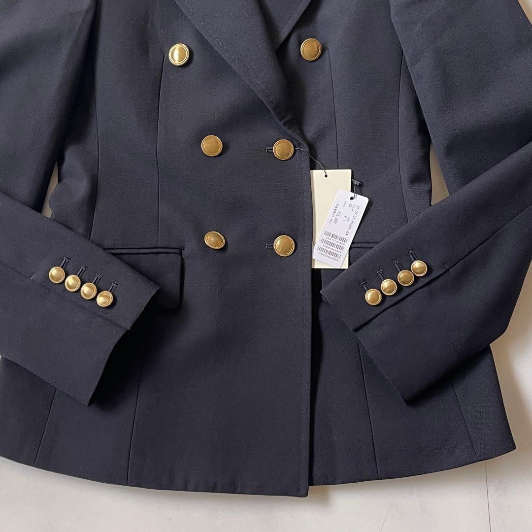タグ付き デプレ ハードオックスフォード ダブルブレスト ジャケット 金ボタン