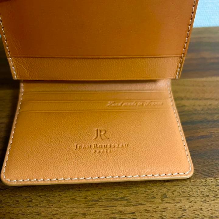 【新品未使用品】ジャンルソー 名刺入 カードケース ブラウン フランス