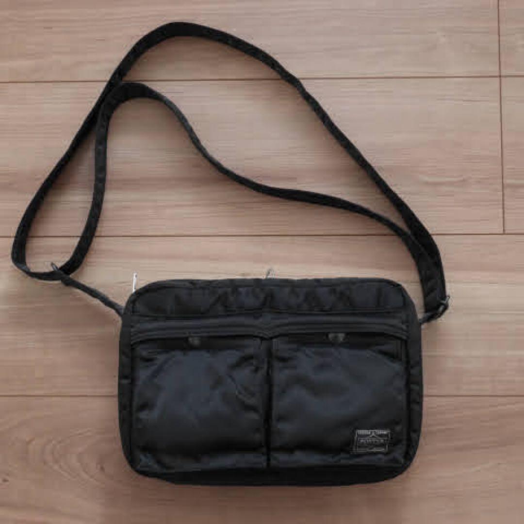 PORTER ポーター tanker タンカー ショルダーバッグS黒 吉田カバン