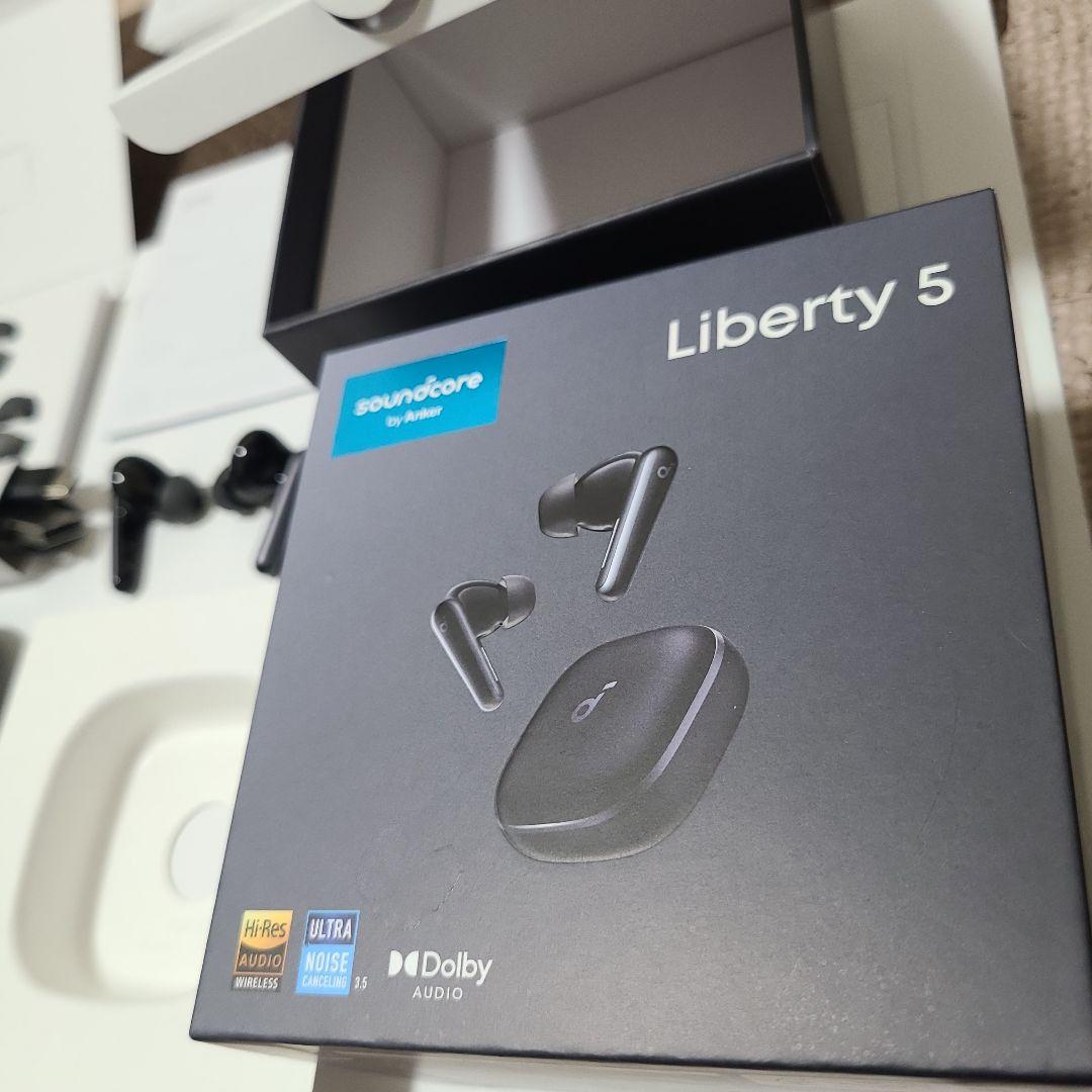 ANKER サウンドコアリバティ5 ワイヤレスイヤホン ブラック