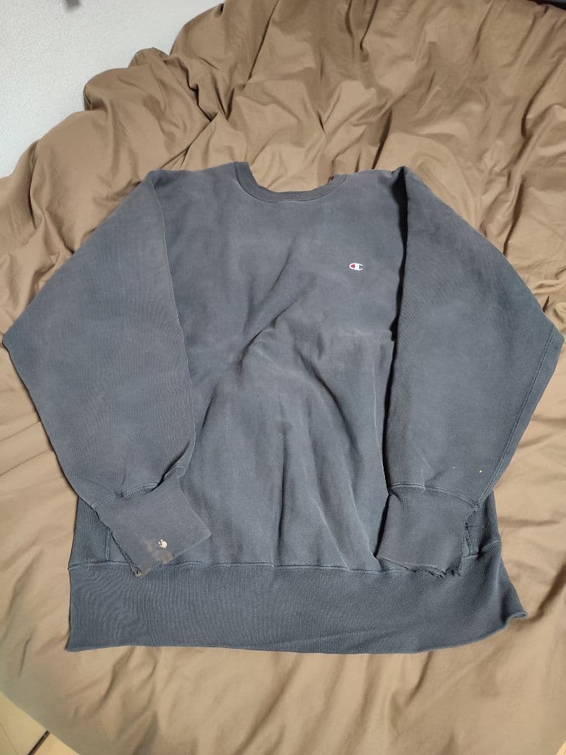 古着 90s reverse weave XXL USA製 漆黒