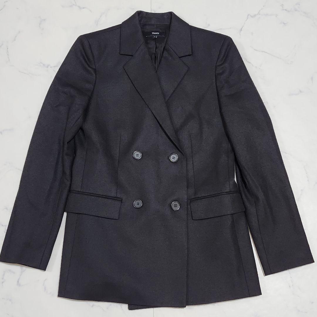 24年モデル☆セオリー　テーラードジャケット　ダブル　SAXONY　0