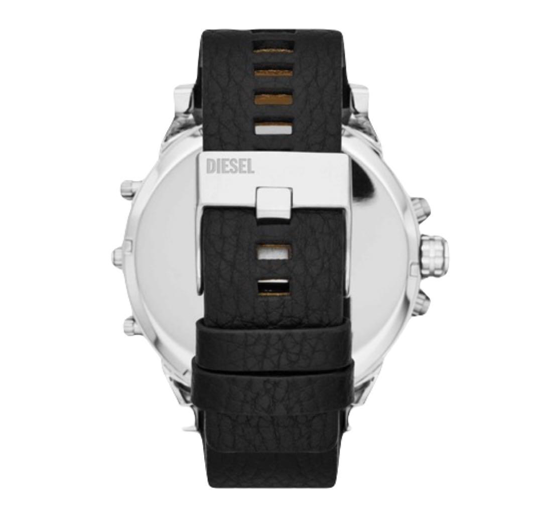 【DIESEL/ディーゼル】腕時計 アナログ レザー ブラック 人気