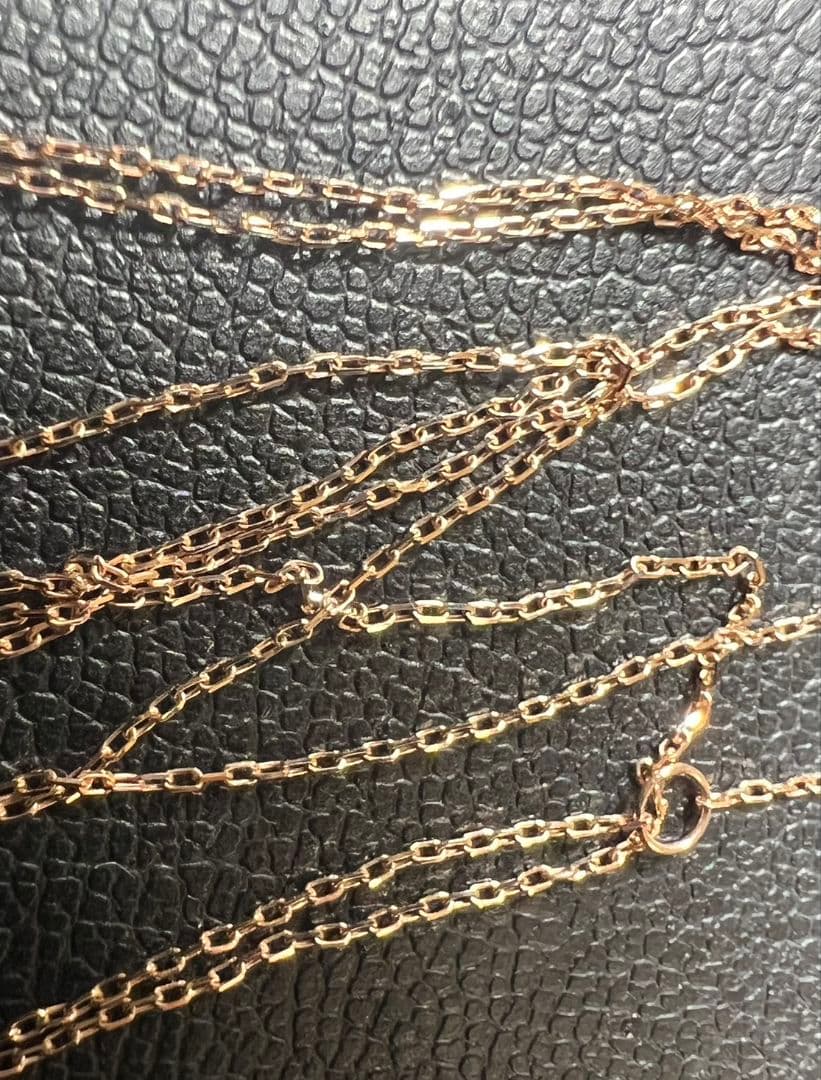 K10PG ピンクゴールド　ダイヤモンド ネックレス 0.08ct ペンダント