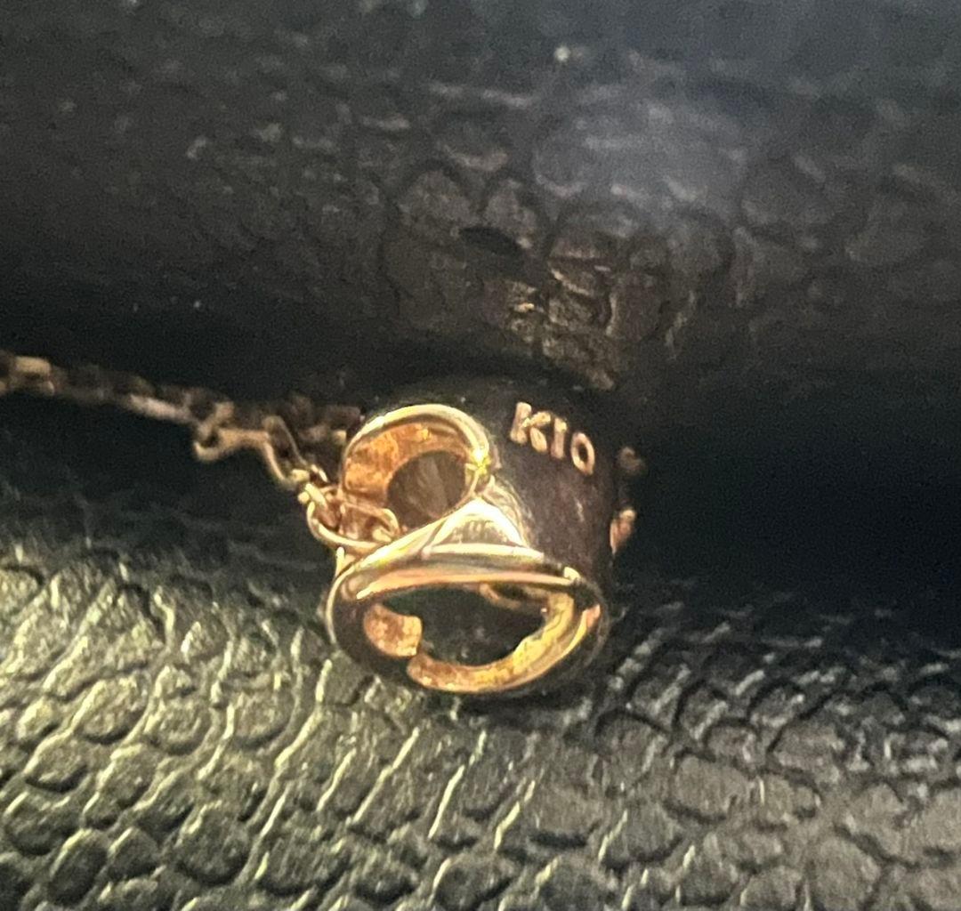 K10PG ピンクゴールド　ダイヤモンド ネックレス 0.08ct ペンダント