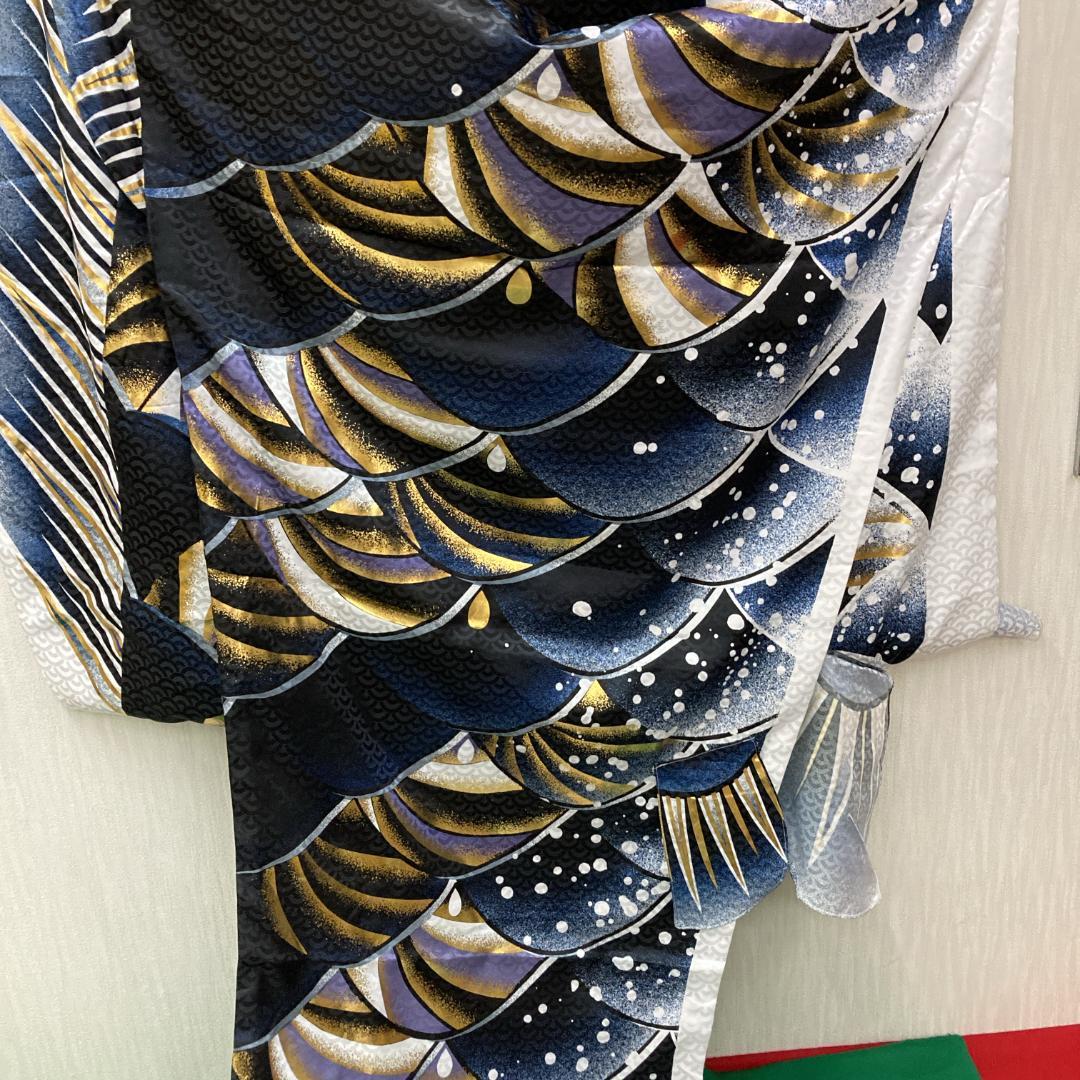 SKO101 宝碧鯉　鯉のぼり4m 黒 　黒鯉4m　お父さん鯉4m　端午の節句