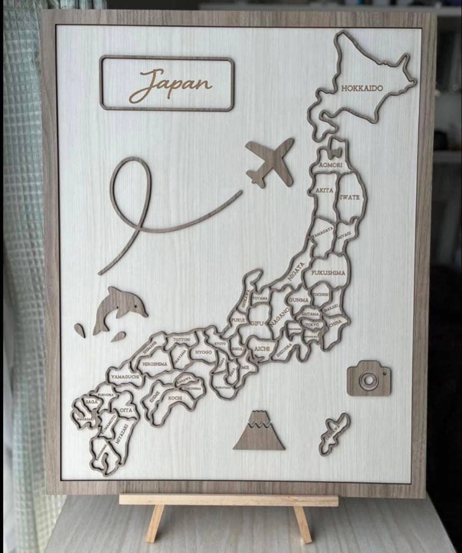 【新品・未開封】くらしなごやか トラベラーマップ 日本パズル