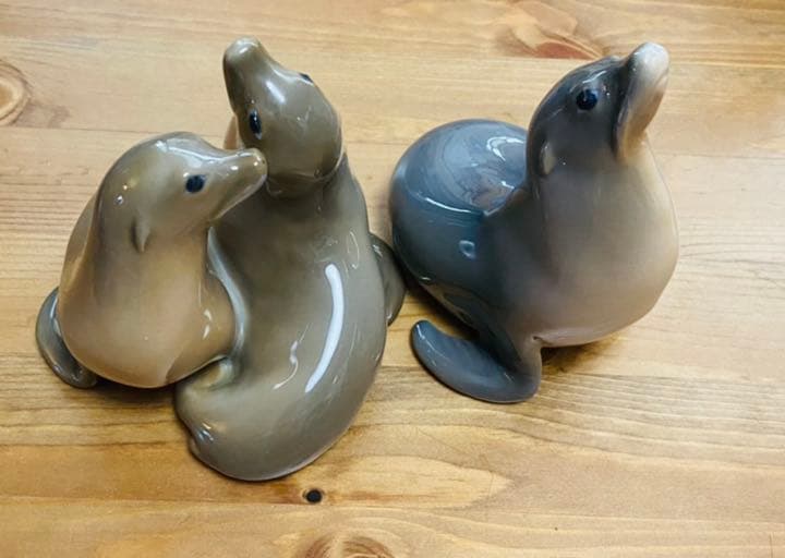 T*u様 ロイヤルコペンハーゲン　アシカ　置物　2体