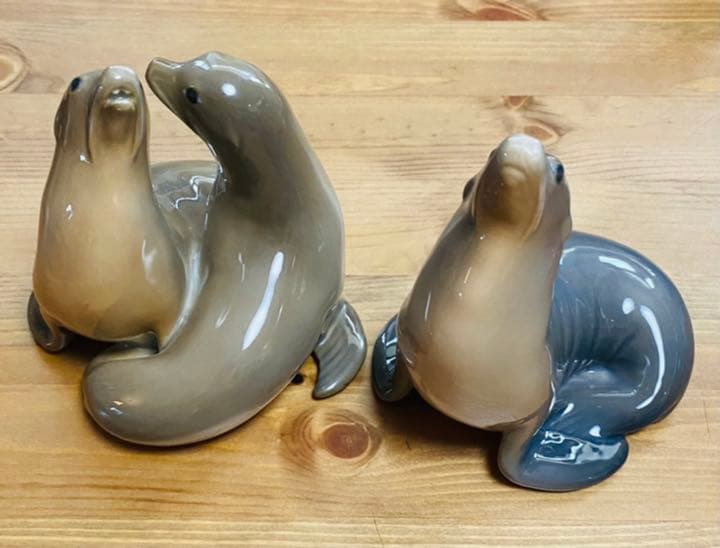 T*u様 ロイヤルコペンハーゲン　アシカ　置物　2体