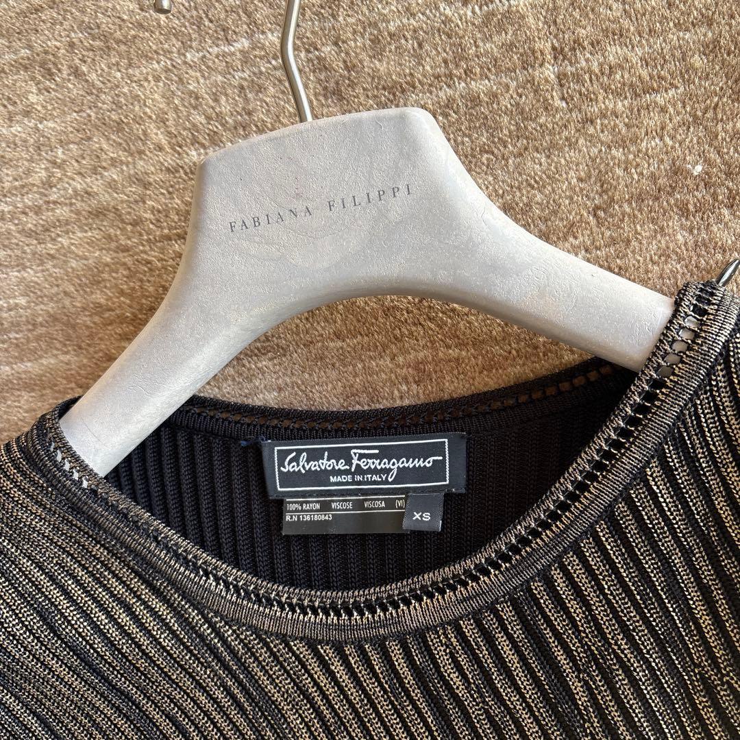 サルヴァトーレ フェラガモ Ferragamo ニットワンピース