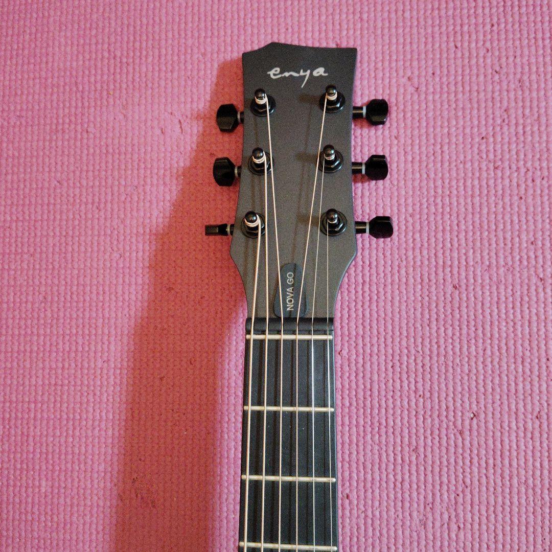 Ｅnya Nova Go アコースティックギター、カーボン一体成型トラベルギター