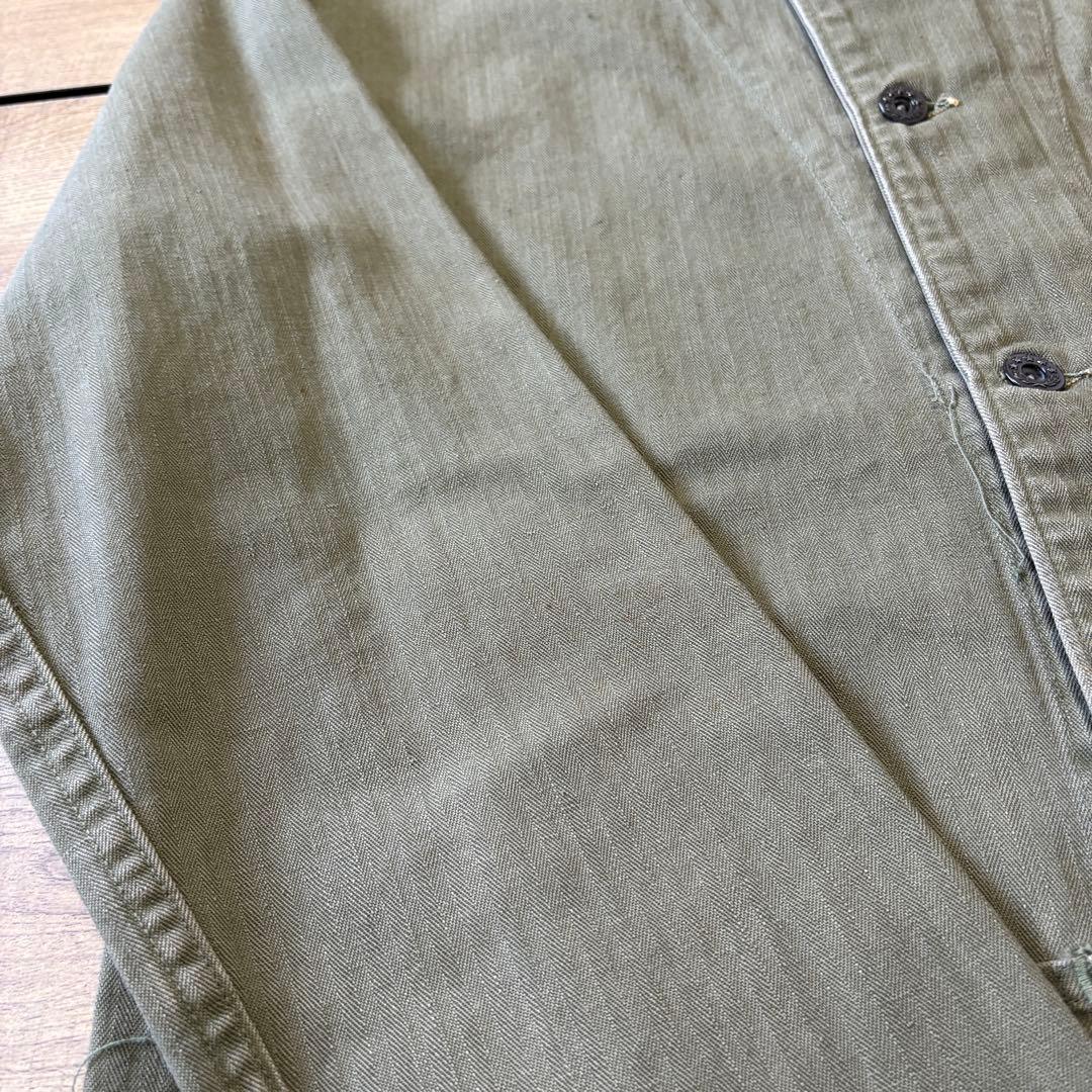 【レア】 US NAVY 40s N-3 HBT カバーオール 大戦 月桂樹