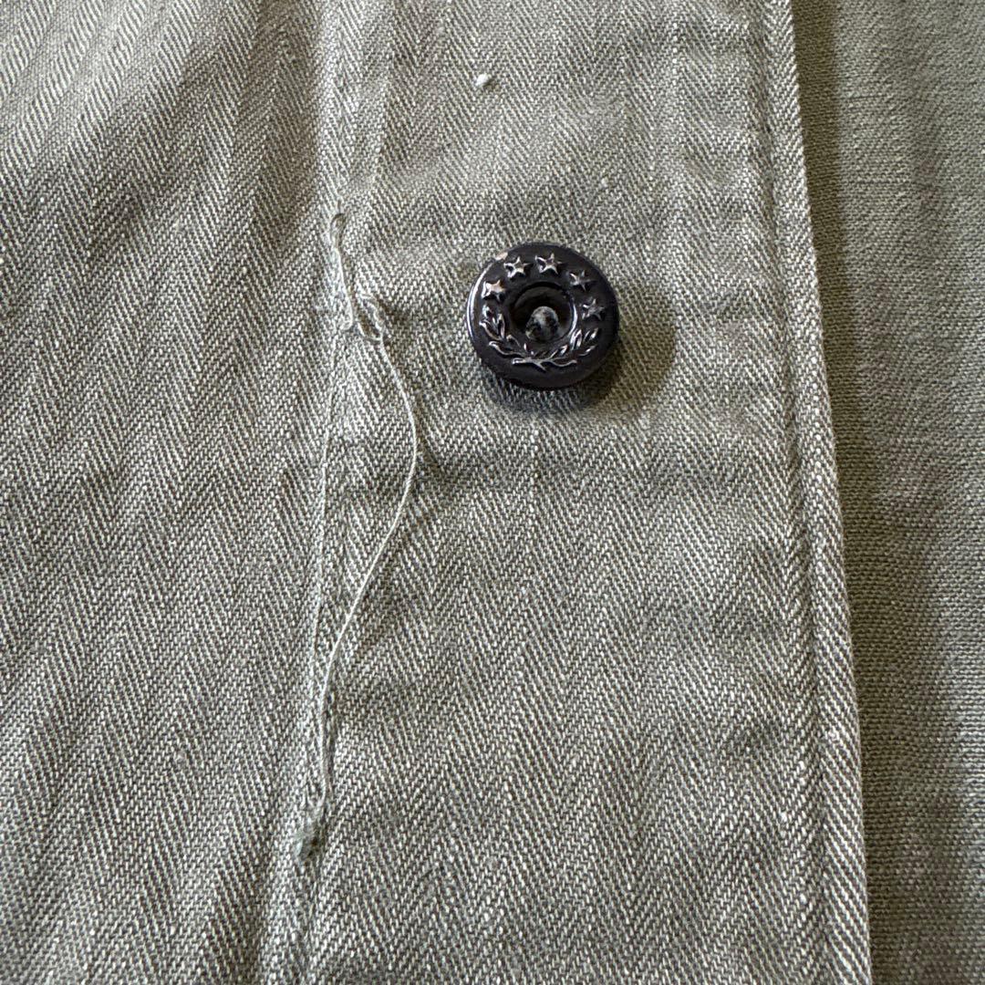 【レア】 US NAVY 40s N-3 HBT カバーオール 大戦 月桂樹