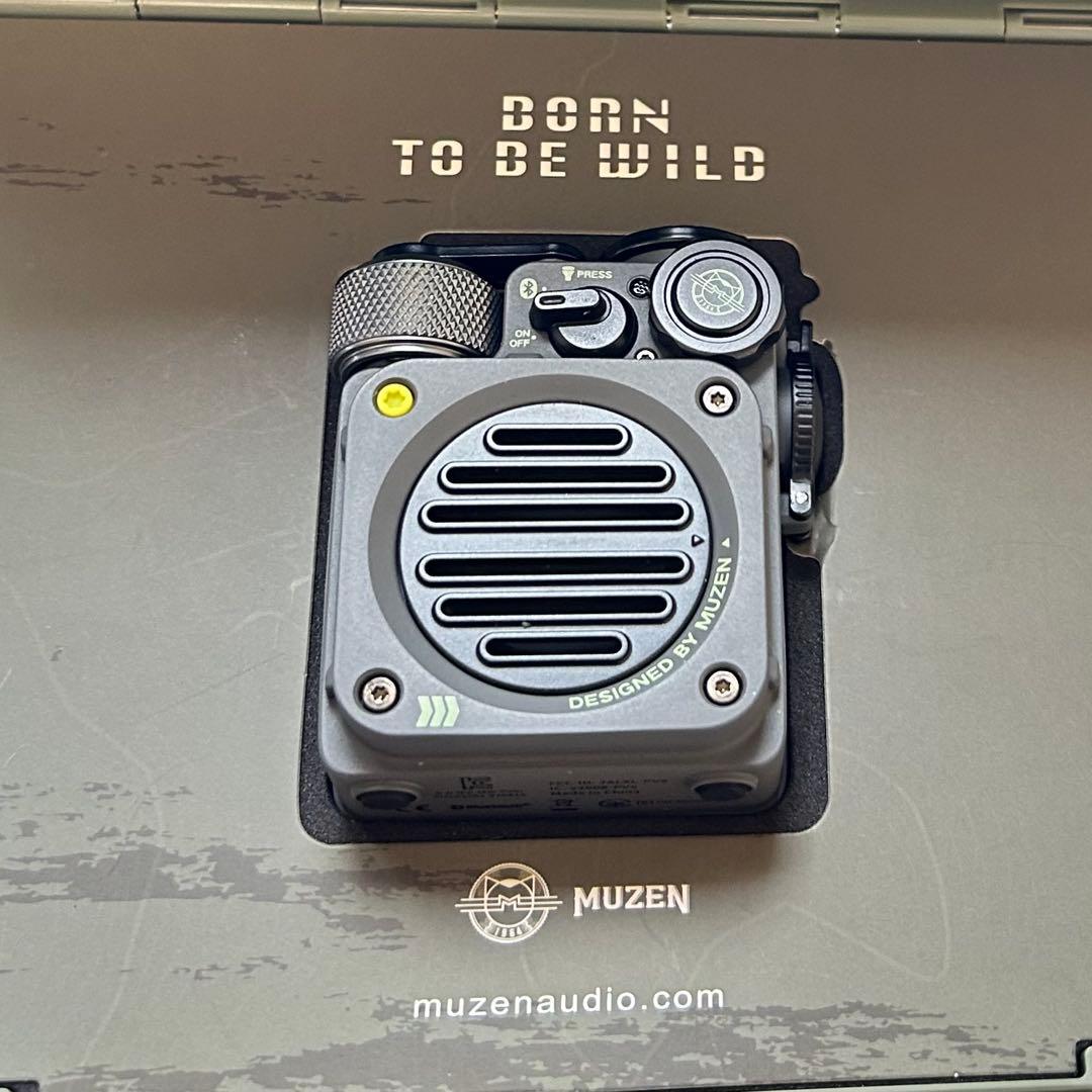 MUZEN Wild Mini 第2世代 メタルグレー　ケース・付属品付き