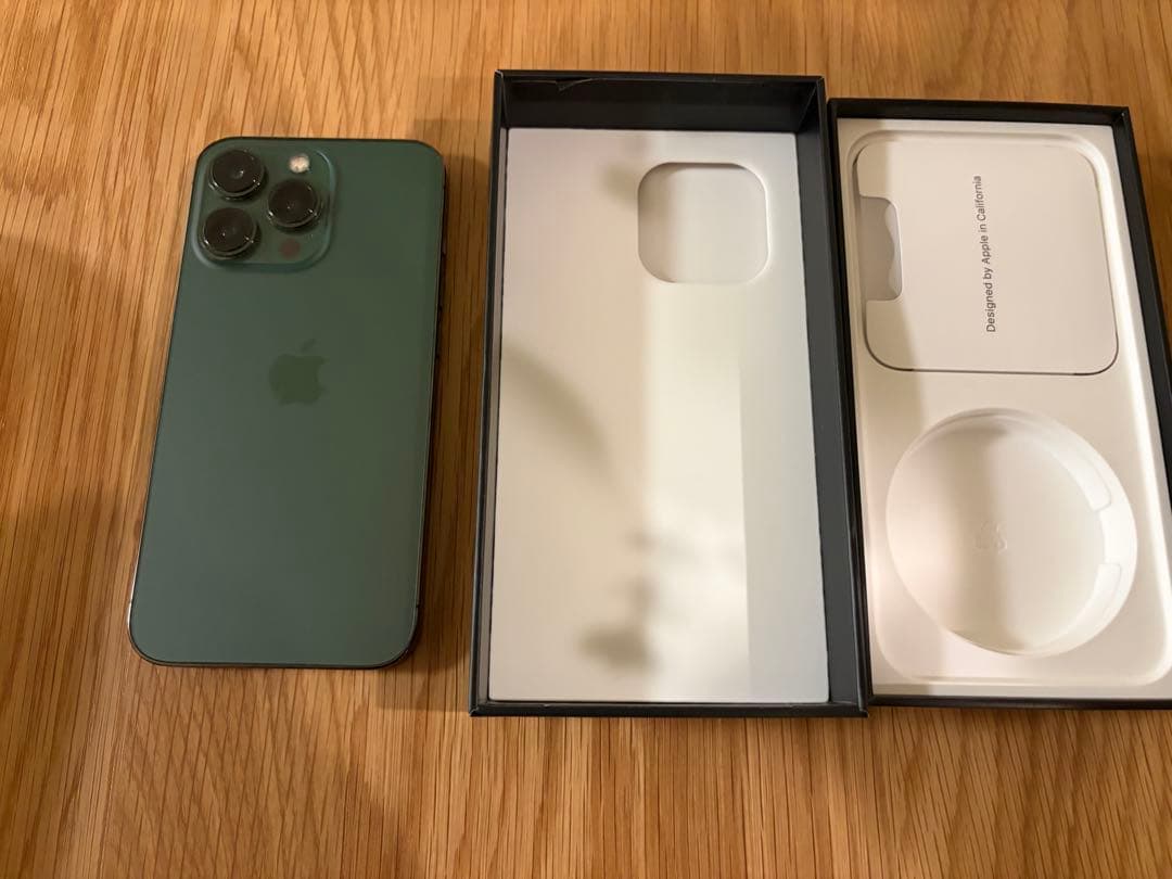 最終値下げ！【iPhone 13 Pro アルパイングリーン 【美品・箱付き】