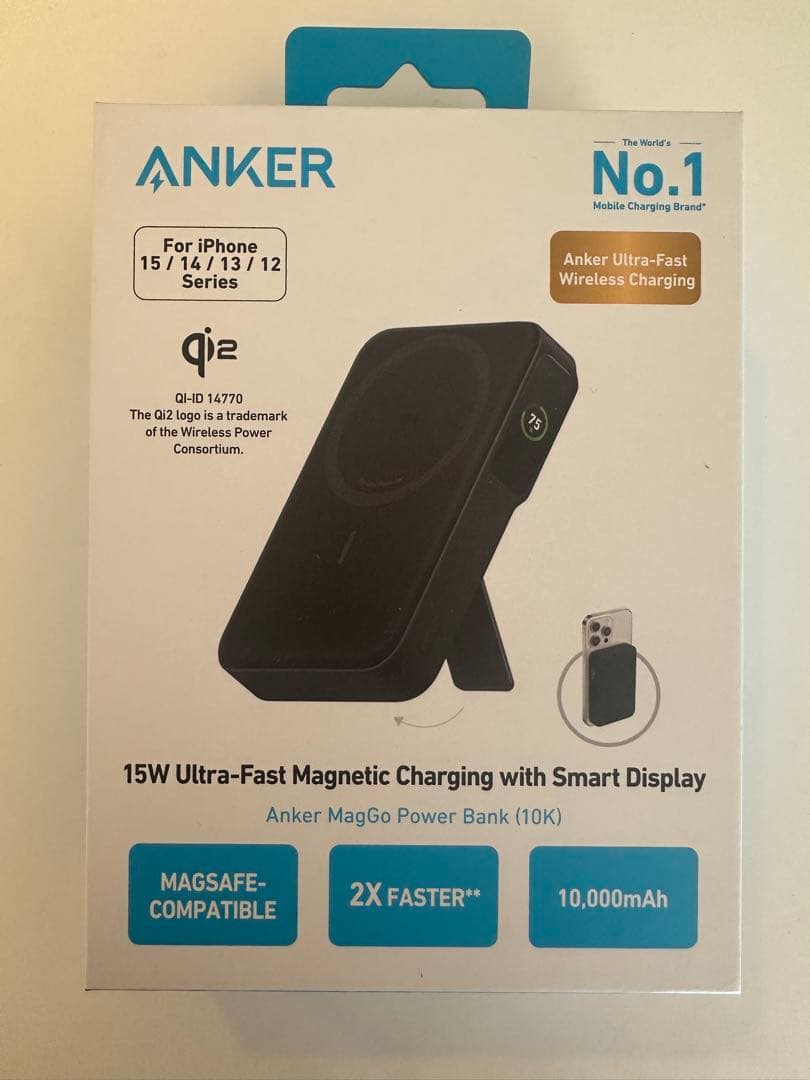 Anker MagGo Power Bank 10K 15W 新品未開封