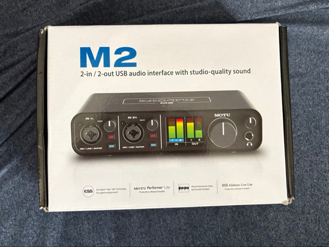 MOTU M2 オーディオインターフェイス　早い者勝ち！