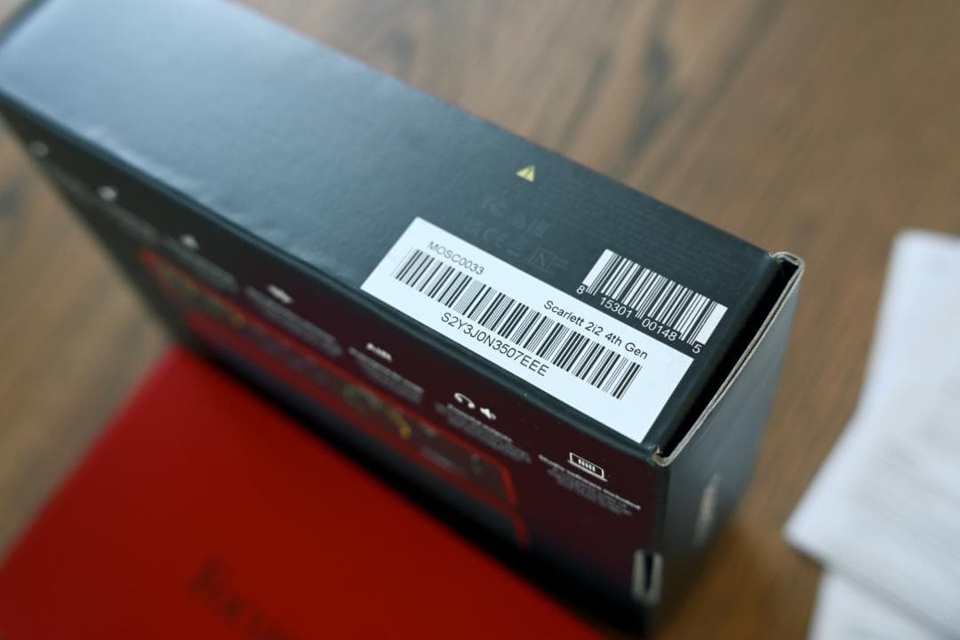 Focusrite Scarlett 2i2 Gen4 第4世代