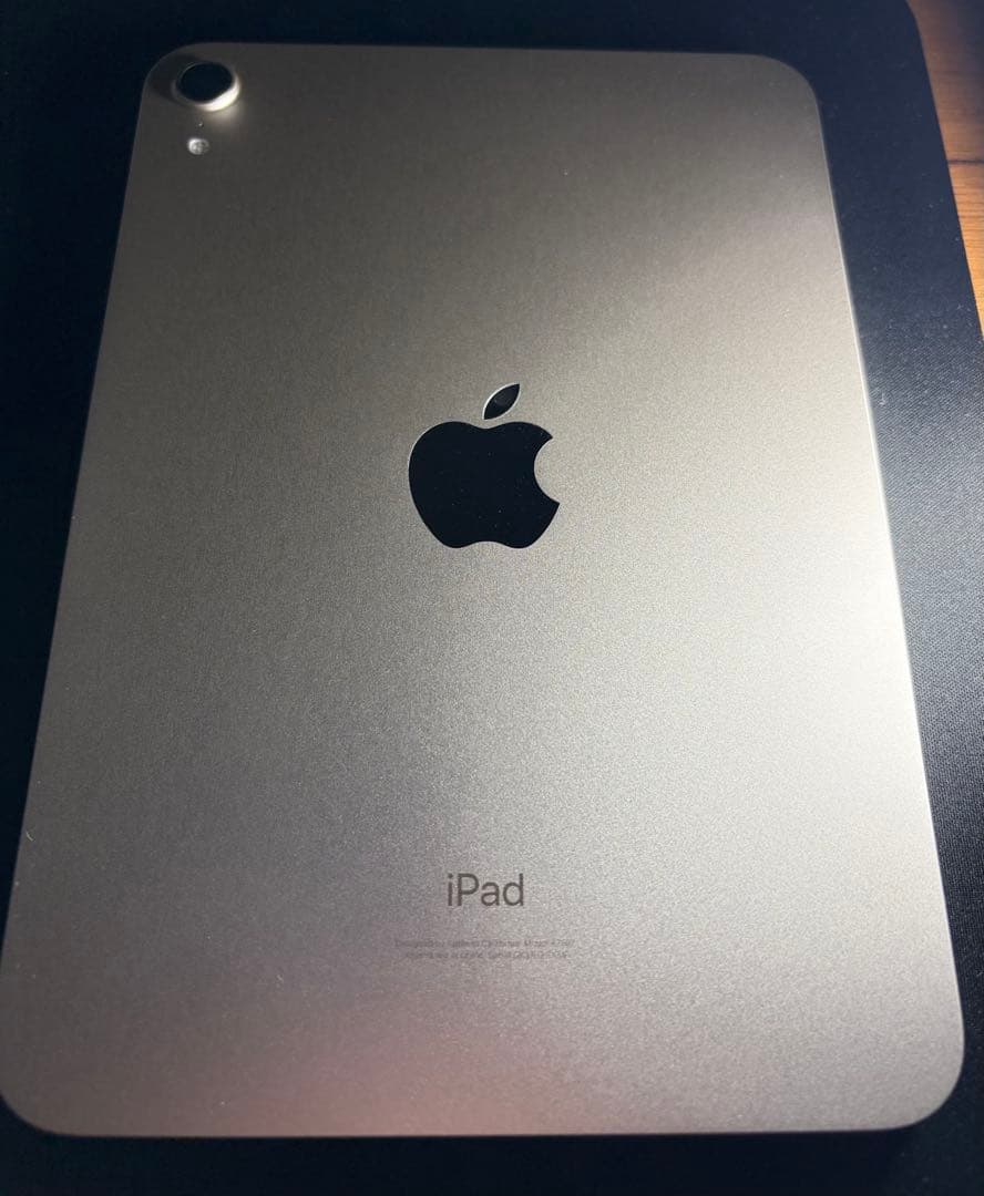 Apple iPad mini 第6世代 64Gスターライト美品バッテリー100