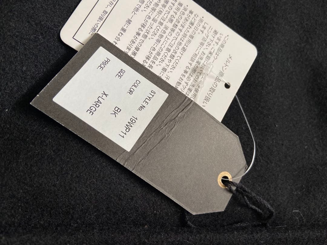 ヒューストン メルトン N-1 デッキジャケット 黒　 XL