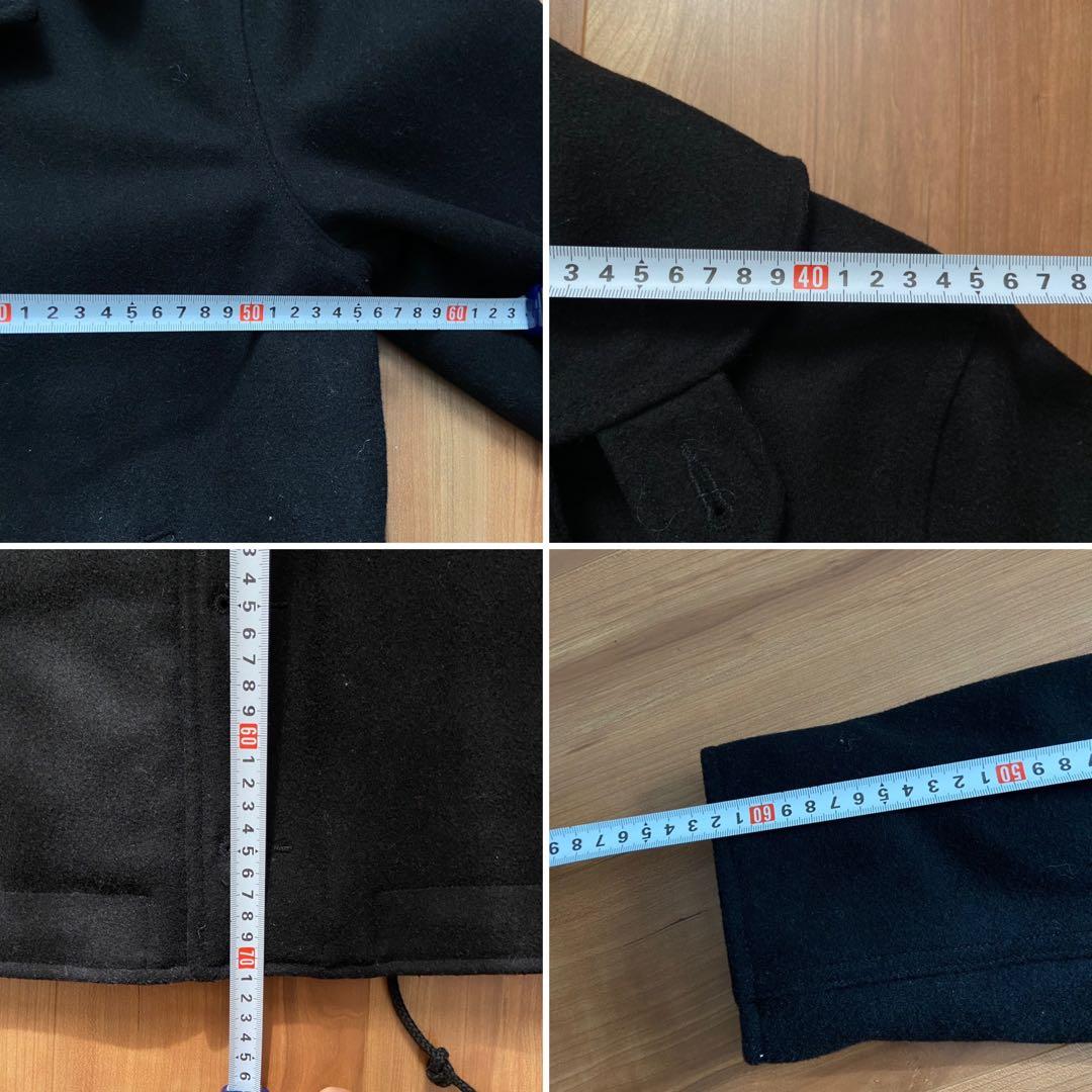 ヒューストン メルトン N-1 デッキジャケット 黒　 XL