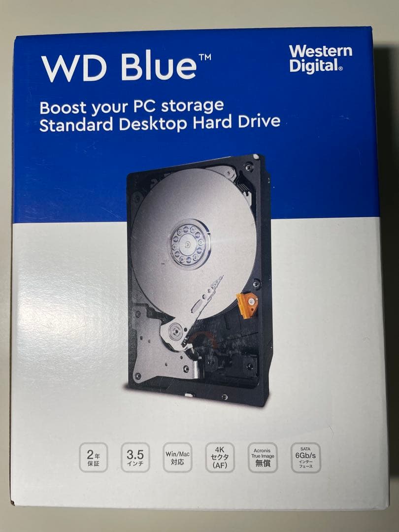【新品未開封】WESTERN DIGITAL WD40EZAX 4TB HDD