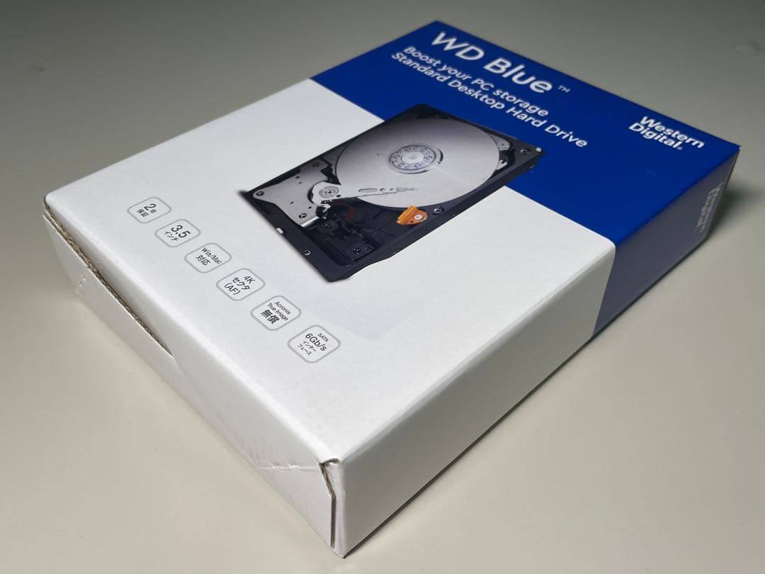 【新品未開封】WESTERN DIGITAL WD40EZAX 4TB HDD