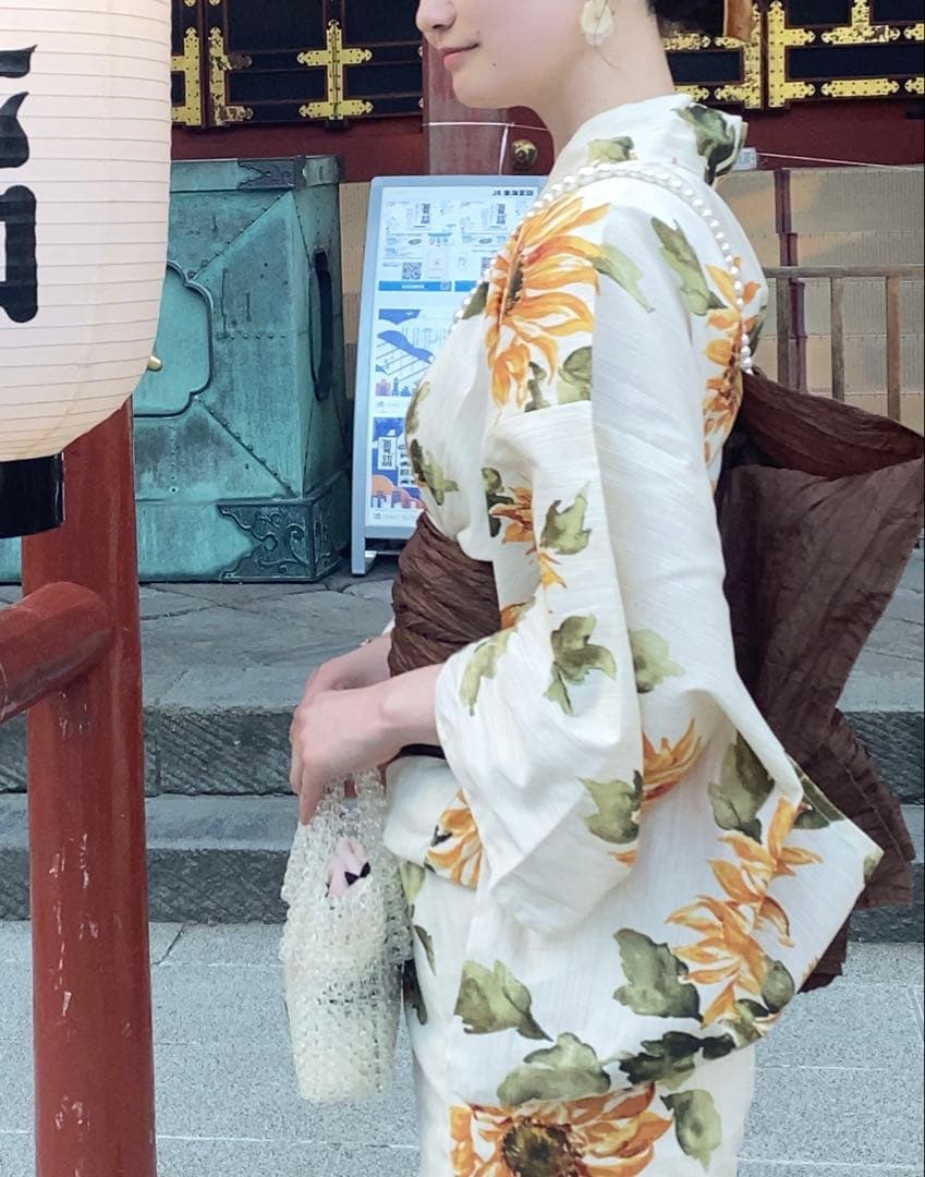 dita ディータ 浴衣セット 帯付き 夏色の向日葵しらべ