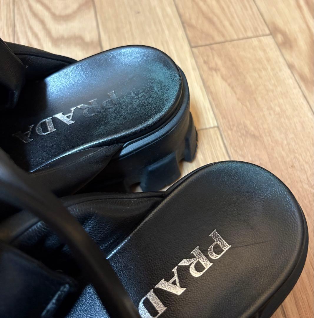 【正規品・指原莉乃さん着用】prada モノリス サンダル