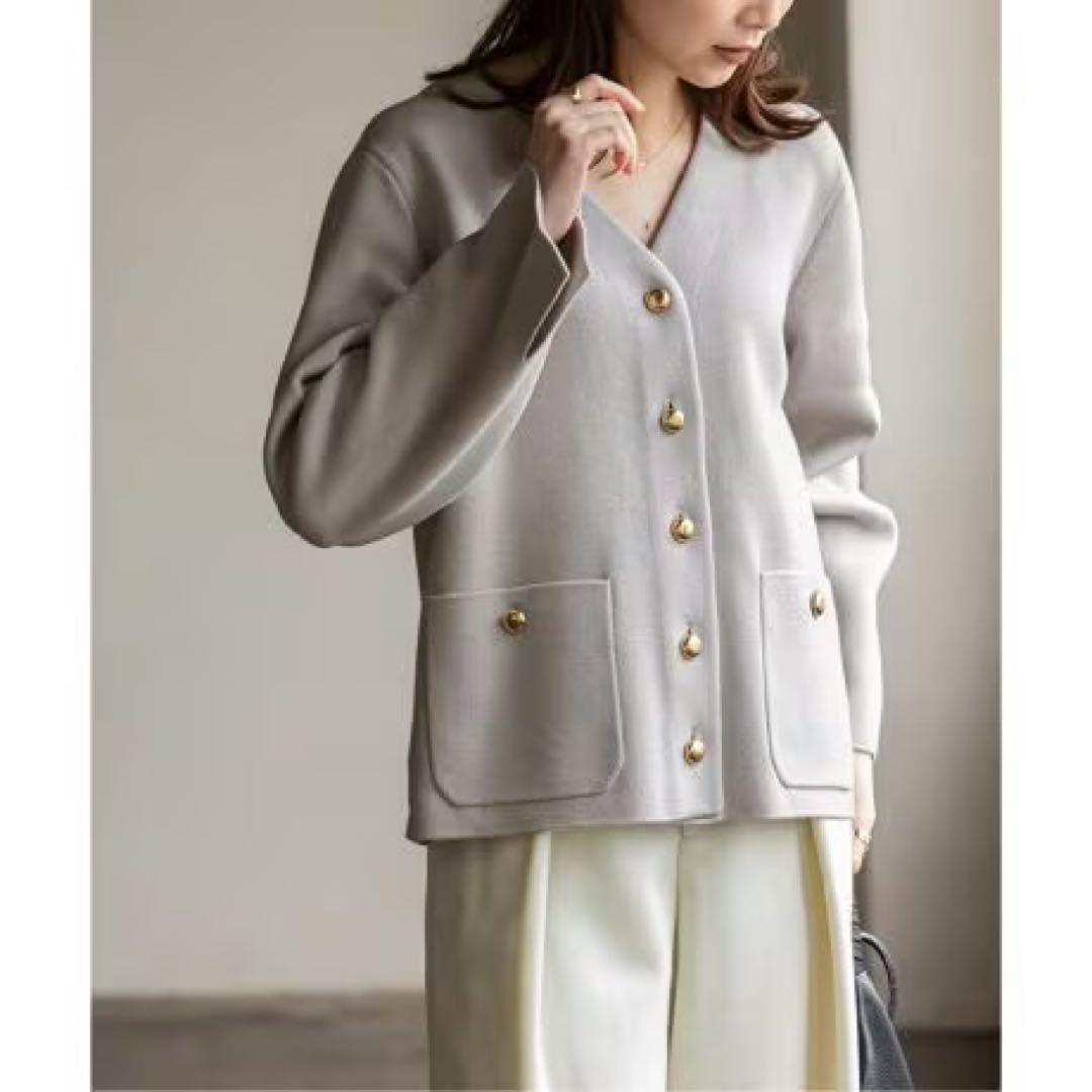 Y*O様 noble / NEWミラノリブジャケットカーディガン