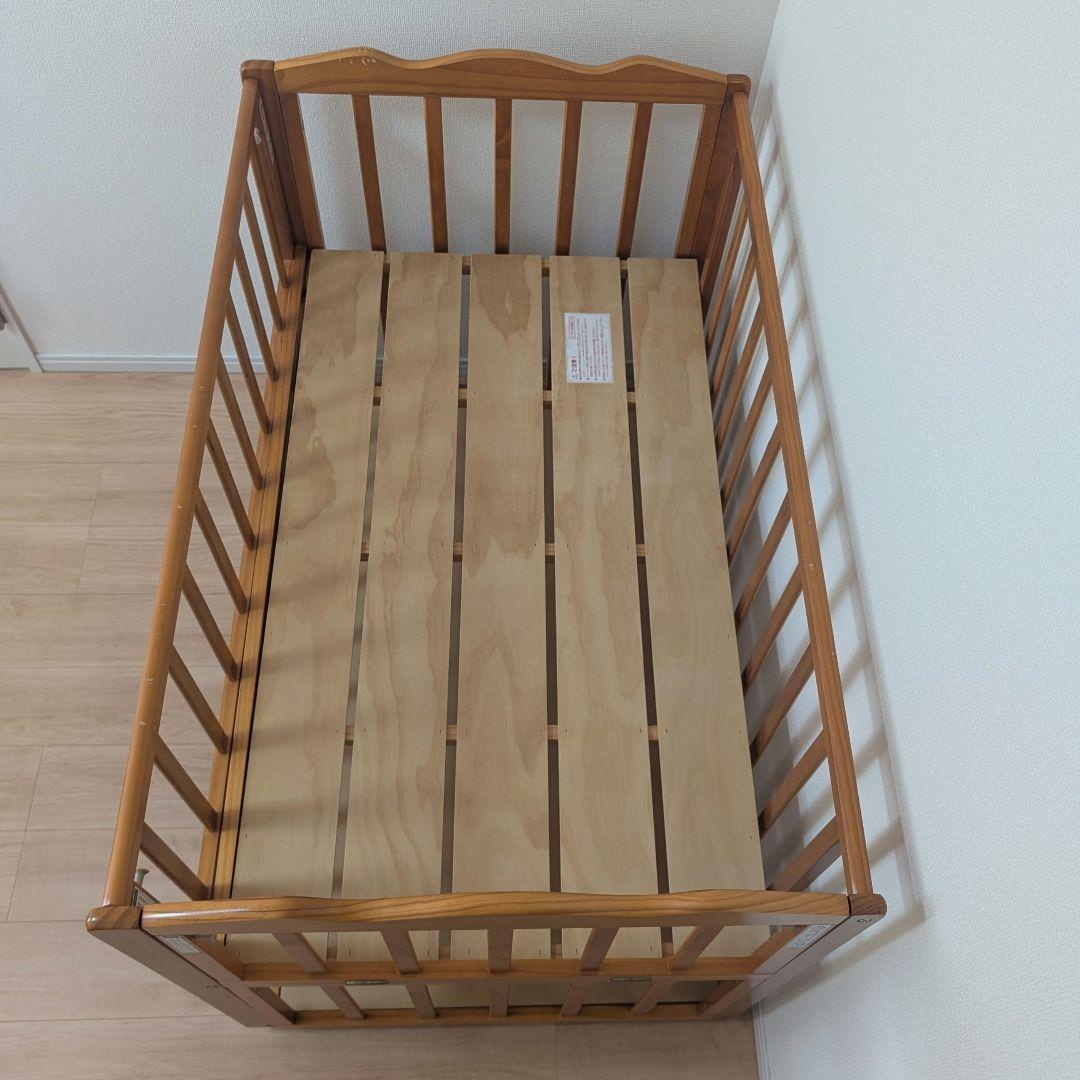 大和屋 yamatoya ラプス W オープン すのこ ベビーベッド