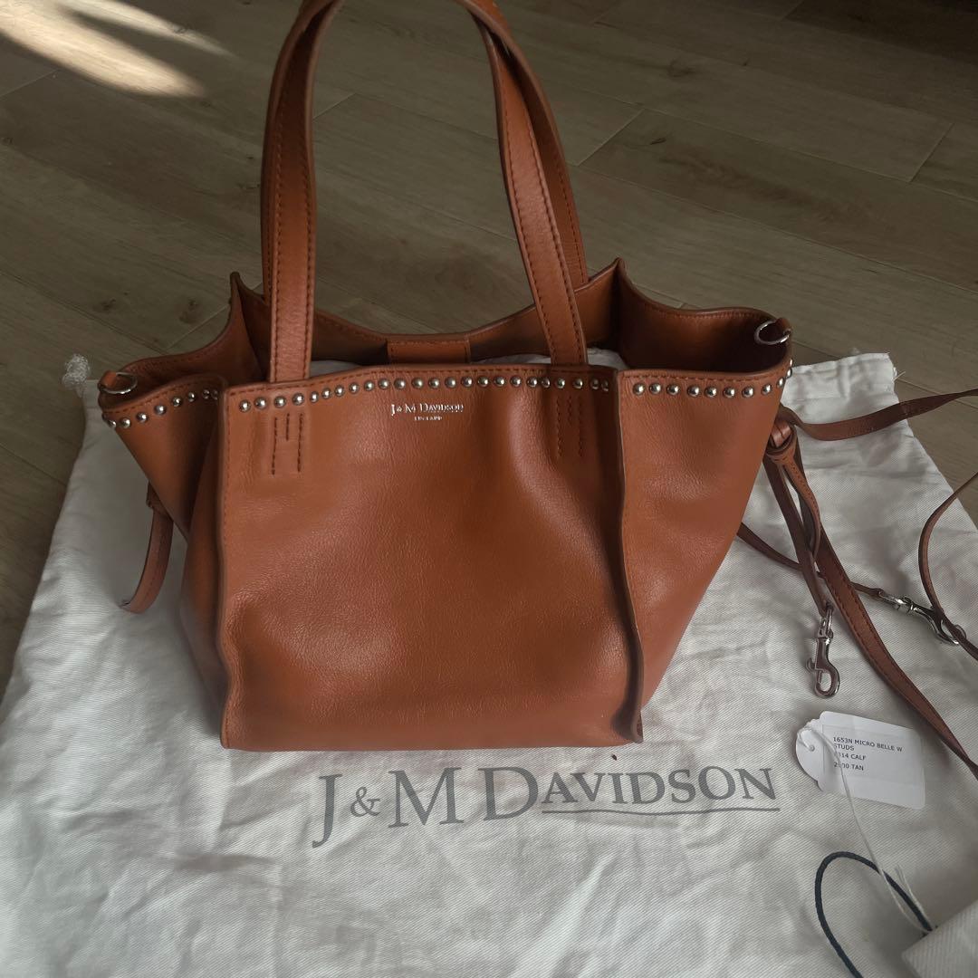 J&M davidson belle micro ブラウン　キャメル