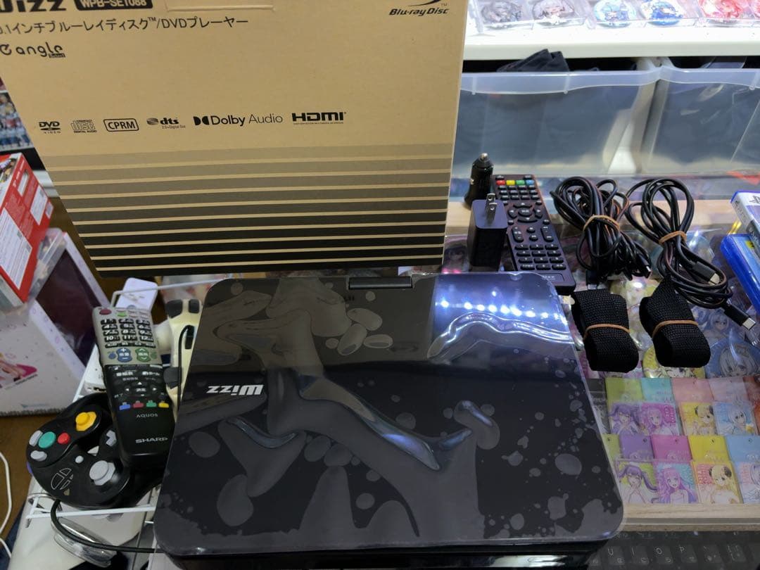 Wizz 10.1インチ ポータブルブルーレイディスク／DVDプレーヤー