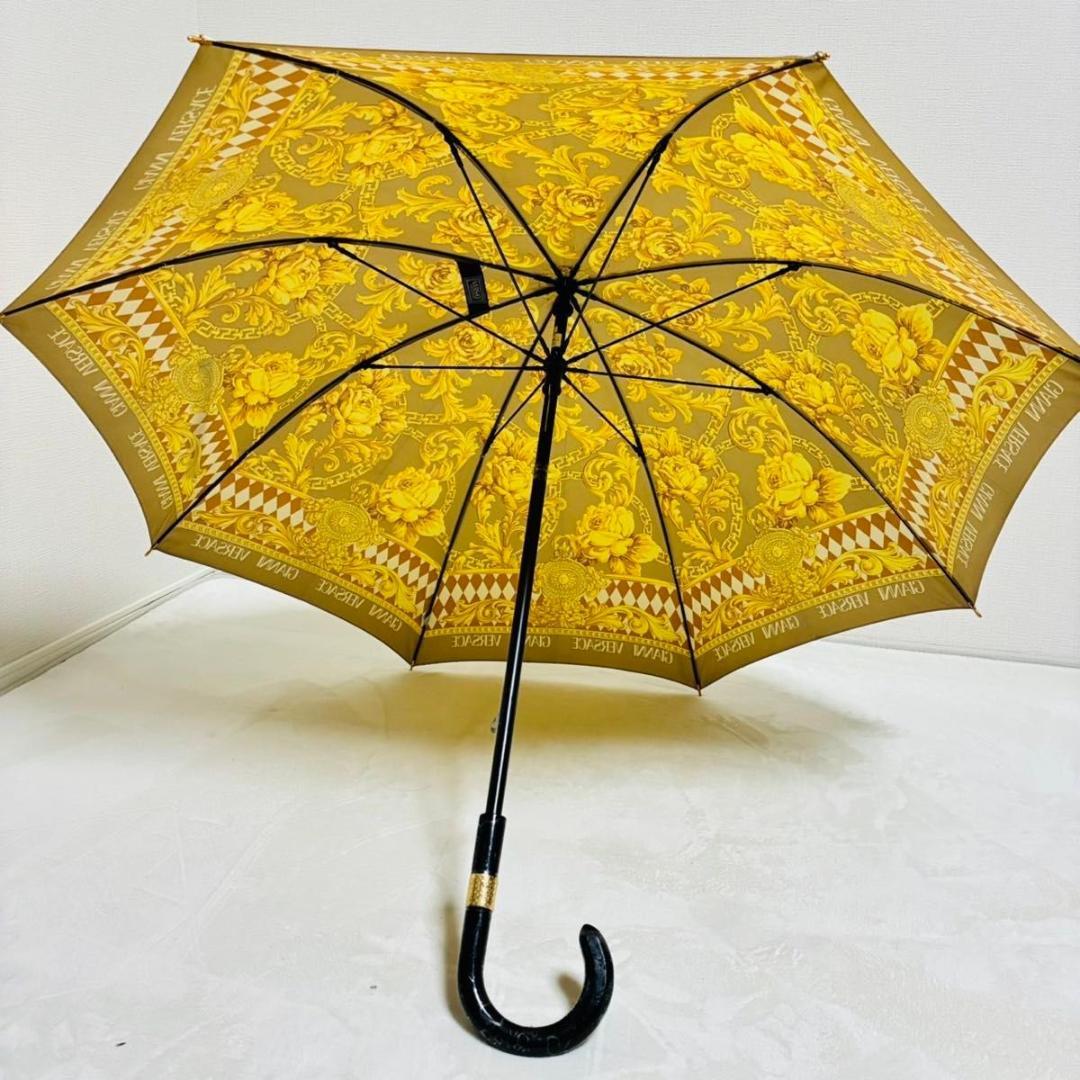 豪華絢爛 GIANNI VERSACE 総柄 サンバースト 傘 ヴェルサーチ