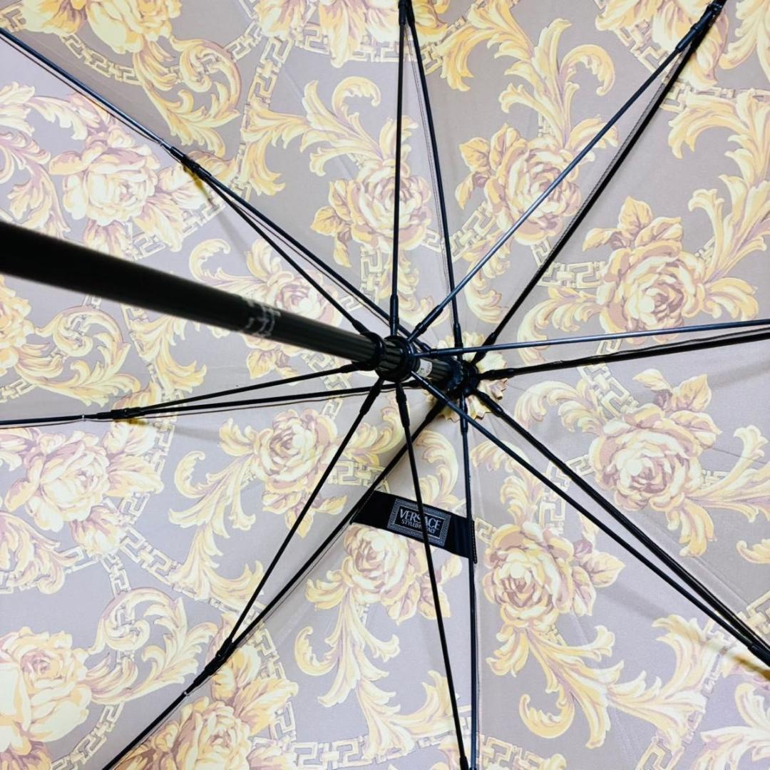 豪華絢爛 GIANNI VERSACE 総柄 サンバースト 傘 ヴェルサーチ