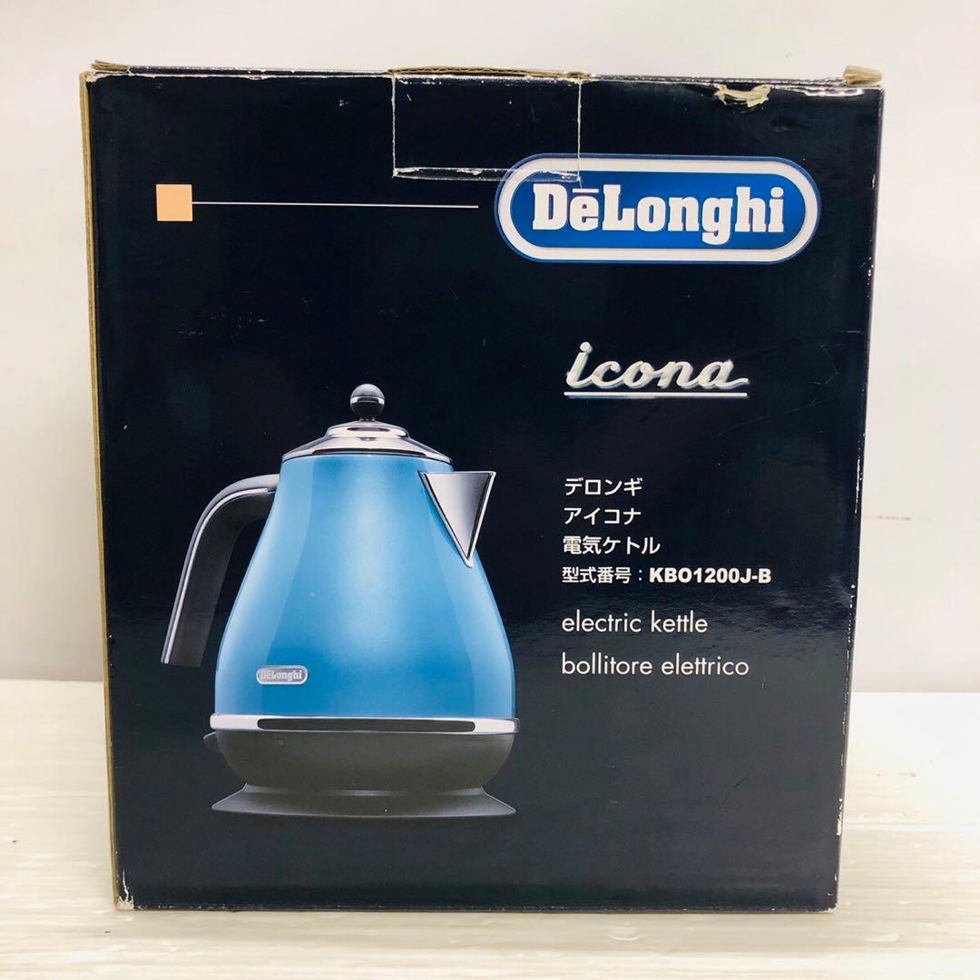 ★未使用品★極美品　DeLonghi KBO1200J-B デロンギ　ケトル