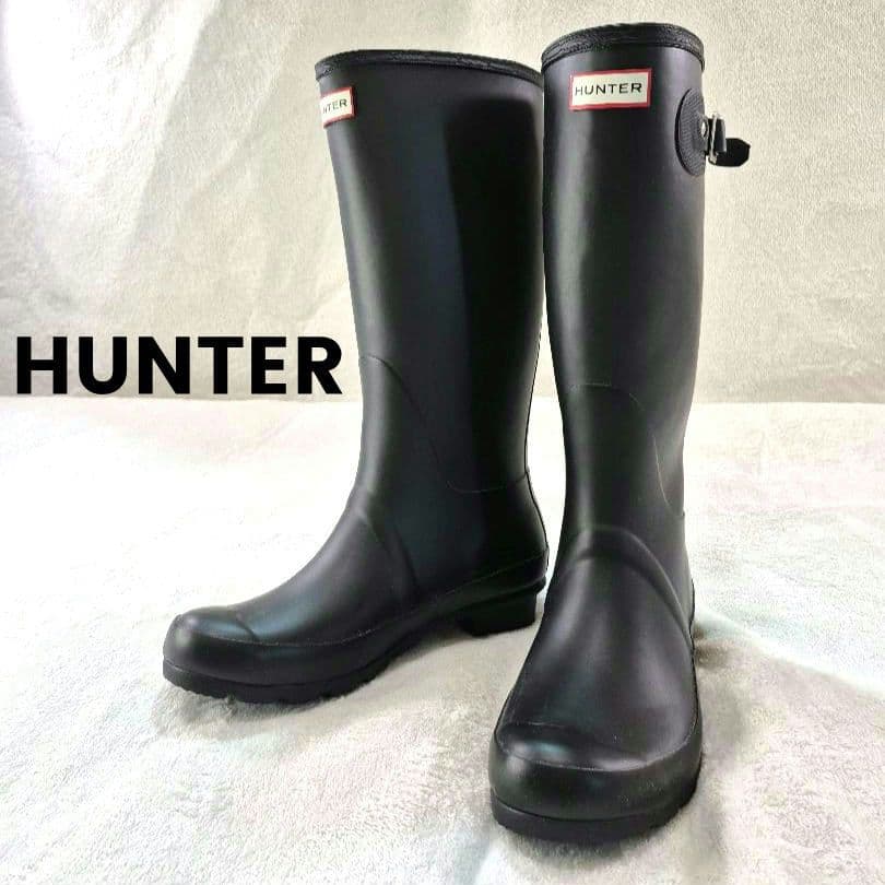 未使用品 HUNTER ロング レインブーツ SIZE UK 6