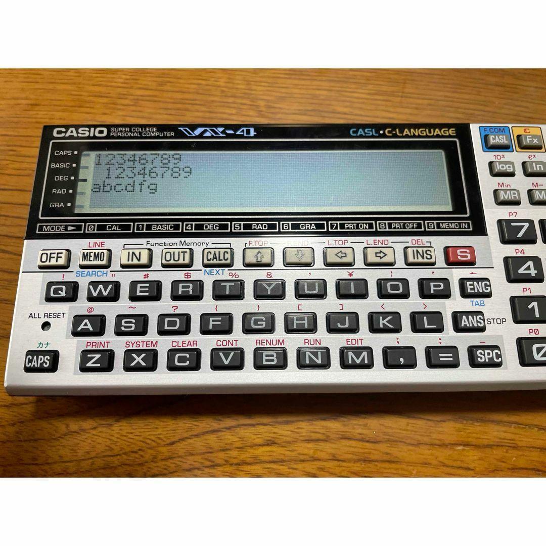 【ポケコン】動作確認済　カシオスーパーカレッジ　VX-4