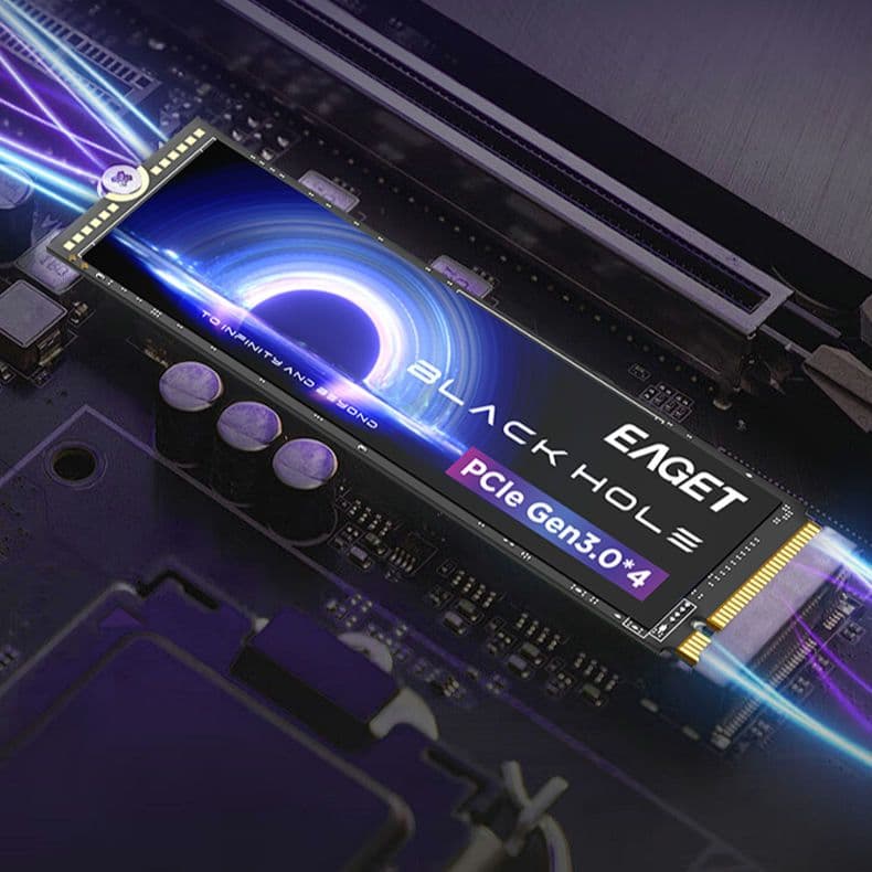 内蔵型SSD EAGET M.2 NVMe SSD 512GB PCIe3.0 TLC