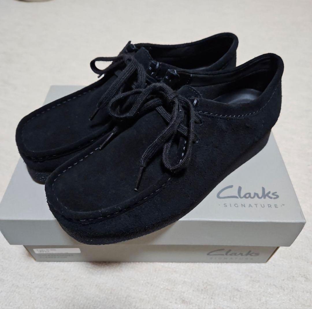 Clarks Wallabee EVO WP ブラックスエード 6½ UK