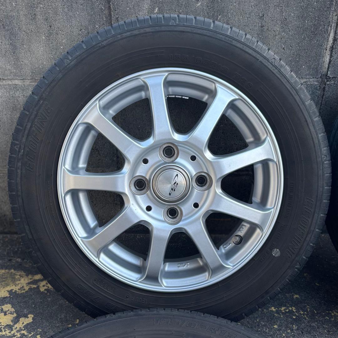 タイヤ・ホイールセット13インチ 155/65R13 73S